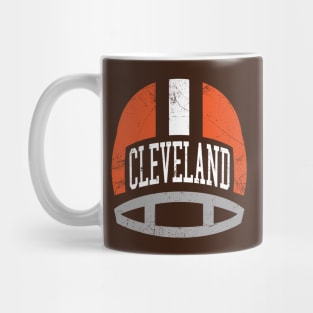 Cleveland Retro Helmet - Brown Mug